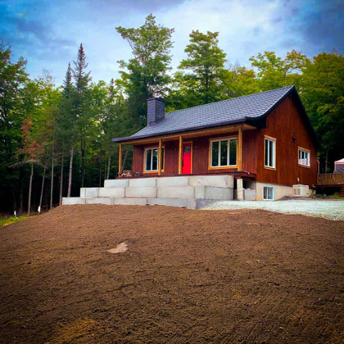 installation de mur de soutenement laurentides dlg excavation